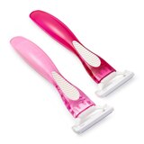 CVS Beauty 3-Blade Lavender Disposable Razors, 4 CT, thumbnail image 2 of 7