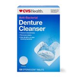 CVS Health Anti-Bacterial Denture Cleanser Tablets, thumbnail image