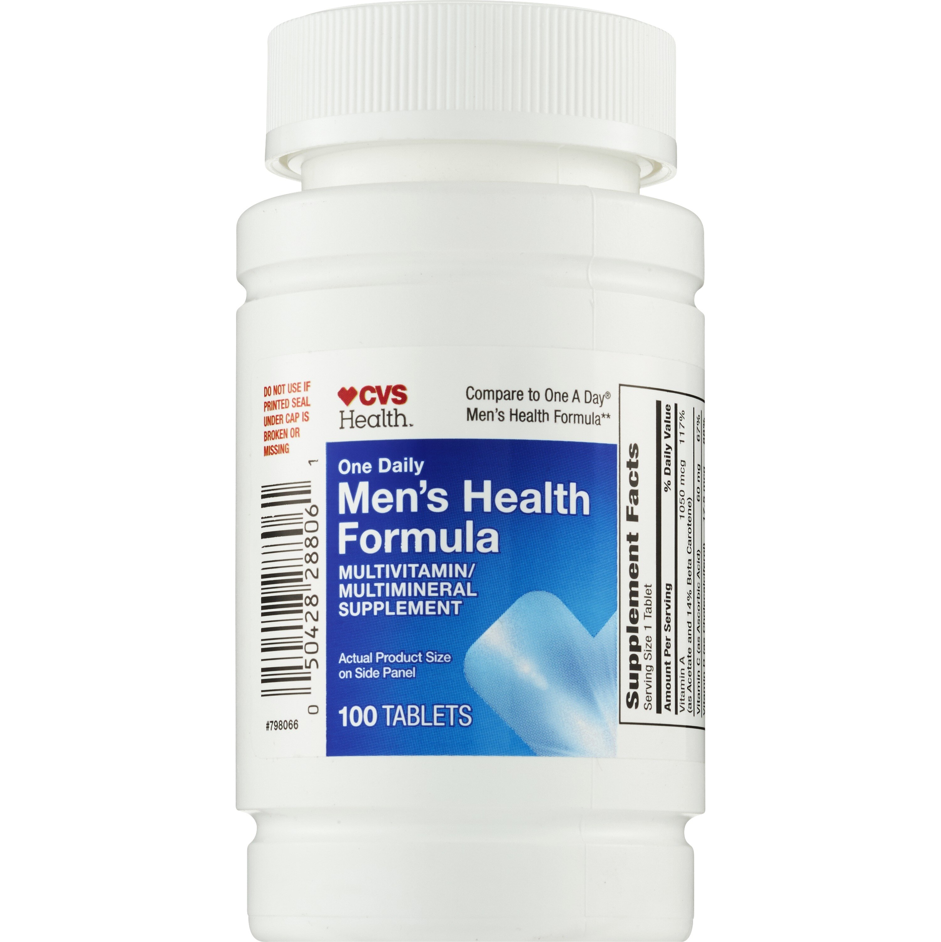 CVS Health One Daily - Tabletas multivitamínicas, fórmula para la salud masculina