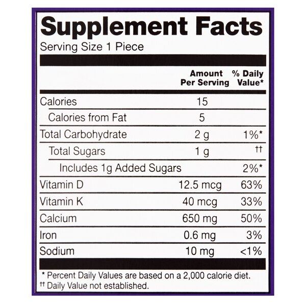 CVS Health Calcium Soft Chews, 100 CT
