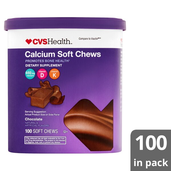 CVS Health Calcium Soft Chews, 100 CT
