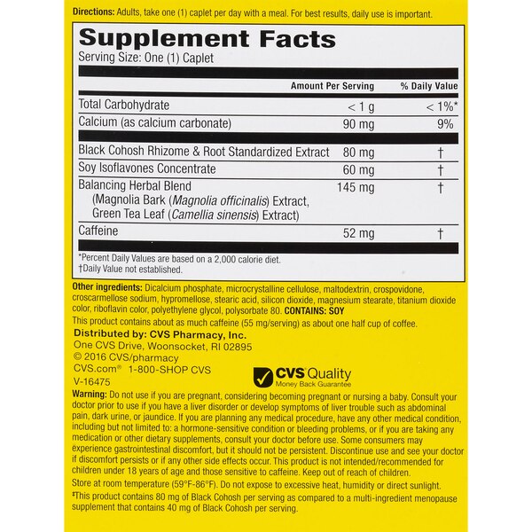 CVS Health Menopause Support Caplets, 28 CT