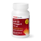 CVS Health Antarctic Krill Oil Omega-3 Softgels, 60 CT, thumbnail image