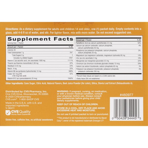 CVS Health Immune Support Vitamin C Drink Packets