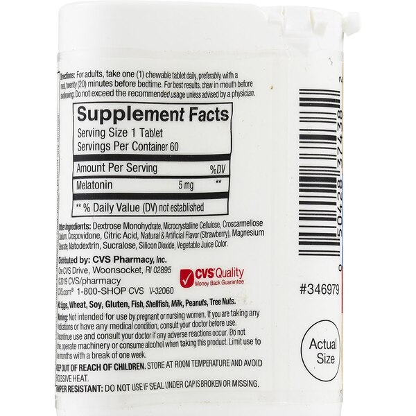 CVS Health Melatonin Tablets, 60 CT