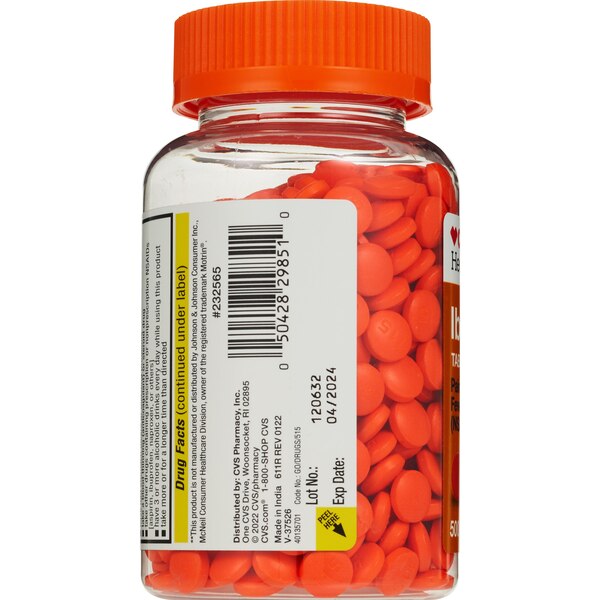 CVS Health Ibuprofen Pain Reliever & Fever Reducer (NSAID) 200 MG Caplets