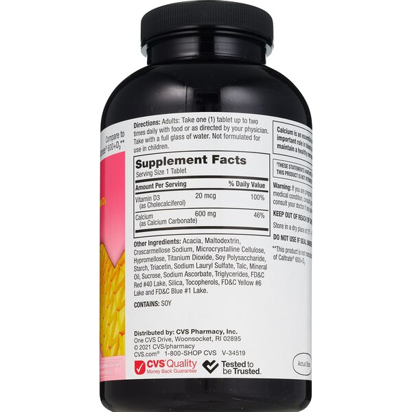 CVS Health Calcium & Vitamin D3 Tablets