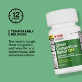 CVS Health Chest Congestion Relief DM Expectorant & Cough Suppressant Tablets, 60 CT, thumbnail image 5 of 7