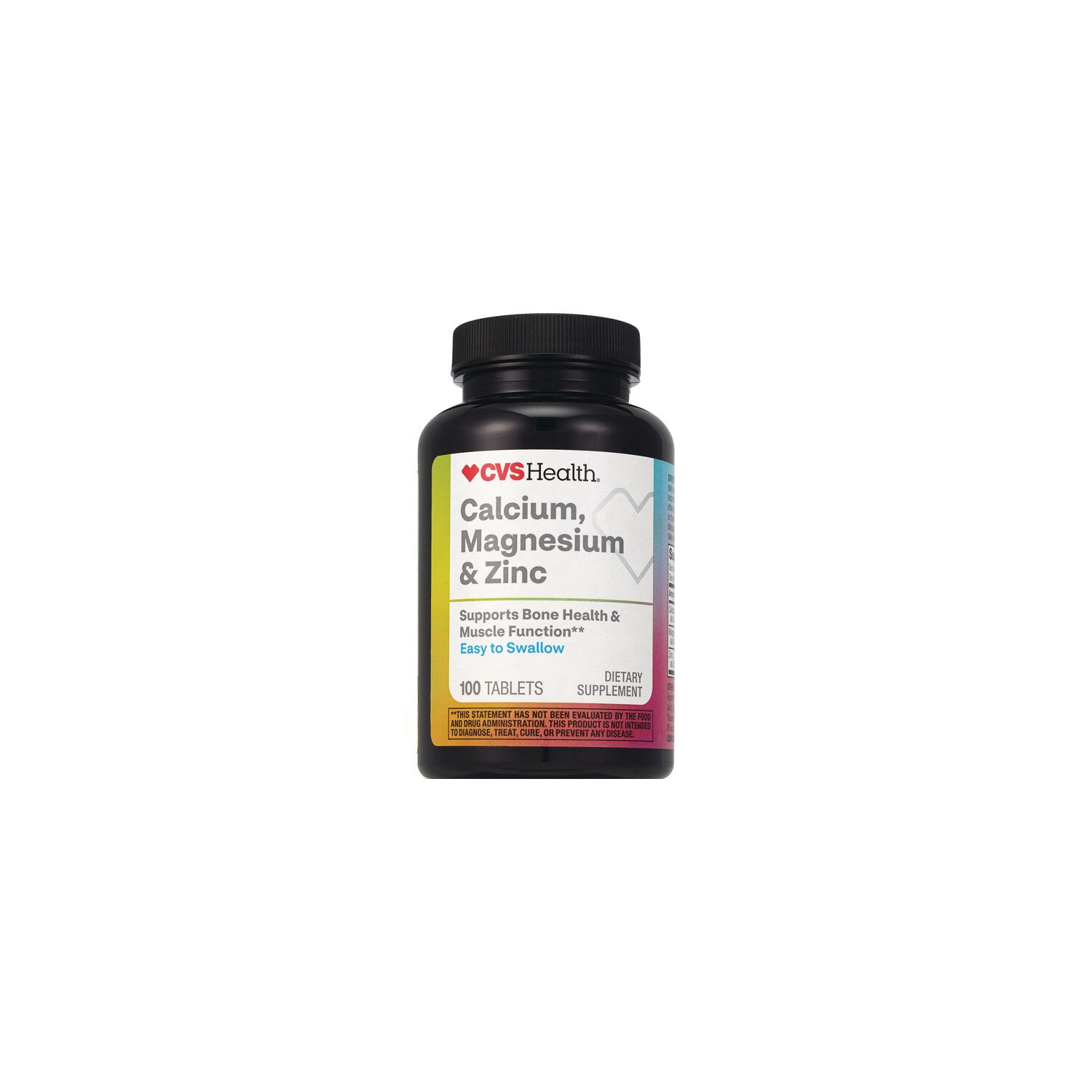 CVS Health - Calcio y magnesio con cinc en tabletas