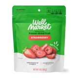 Well Market, Unsweetened Freeze-Dried Strawberries, 1 oz, thumbnail image