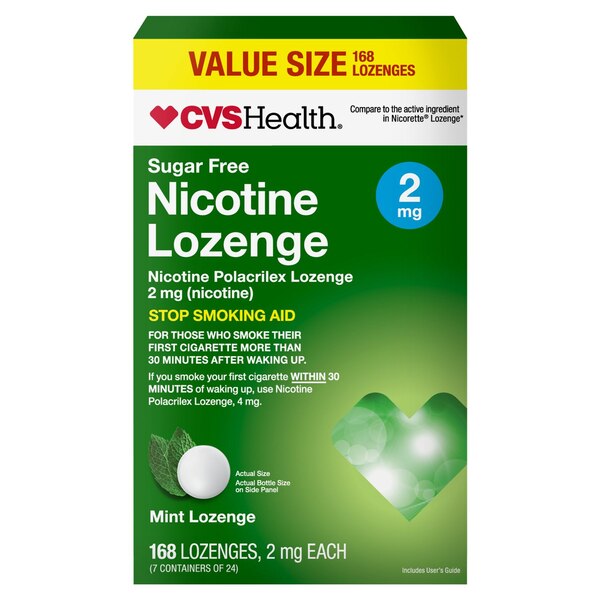 CVS Health Sugar Free Nicotine Lozenges, Mint