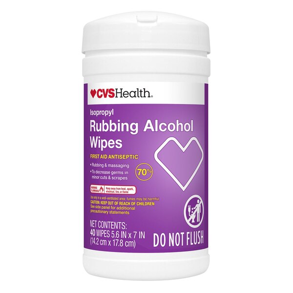 CVS Health Rubbing Alcohol Wipes
