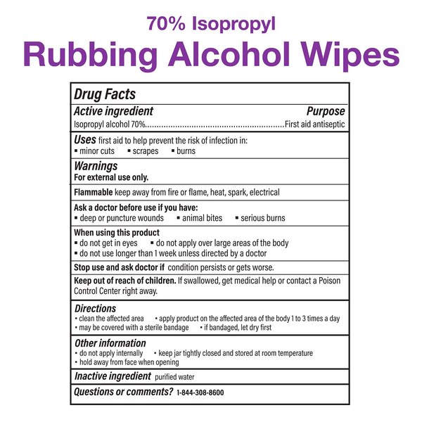CVS Health Rubbing Alcohol Wipes