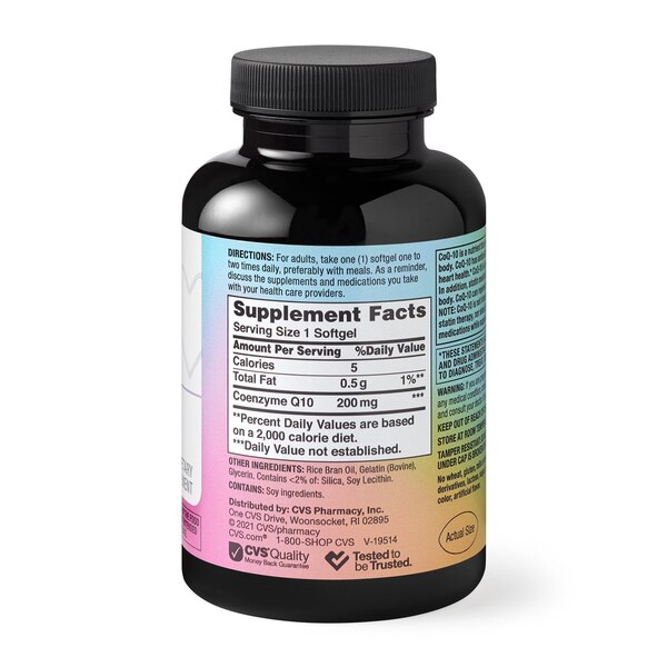 CVS Health 200 MG CoQ-10 Softgels