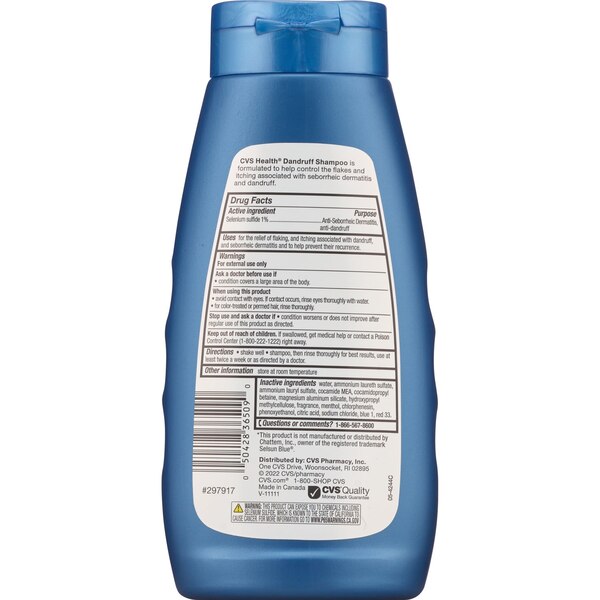 CVS Health Maximum Strength Dandruff Shampoo, Medicated + Menthol, 11 OZ