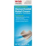 CVS Health Maxiumum Strength Hemorrhoidal Relief Cream, thumbnail image