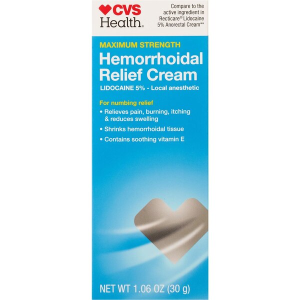 CVS Health Maxiumum Strength Hemorrhoidal Relief Cream