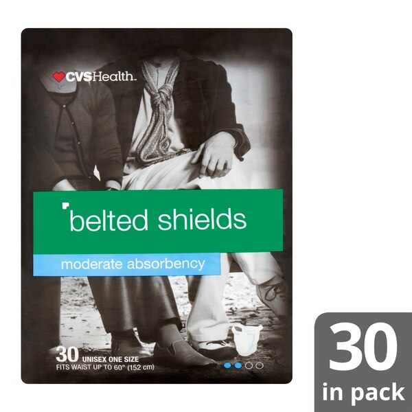 CVS Health Moderate Absorbency Belted Shields