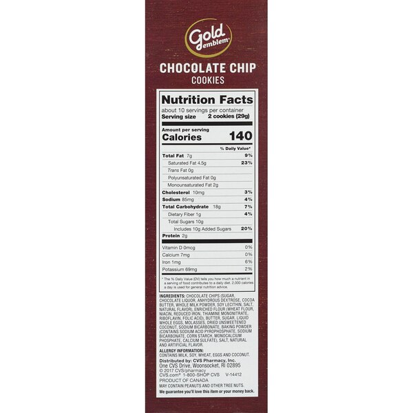 Gold Emblem  Chocolate Chip Cookies, 10.6 oz
