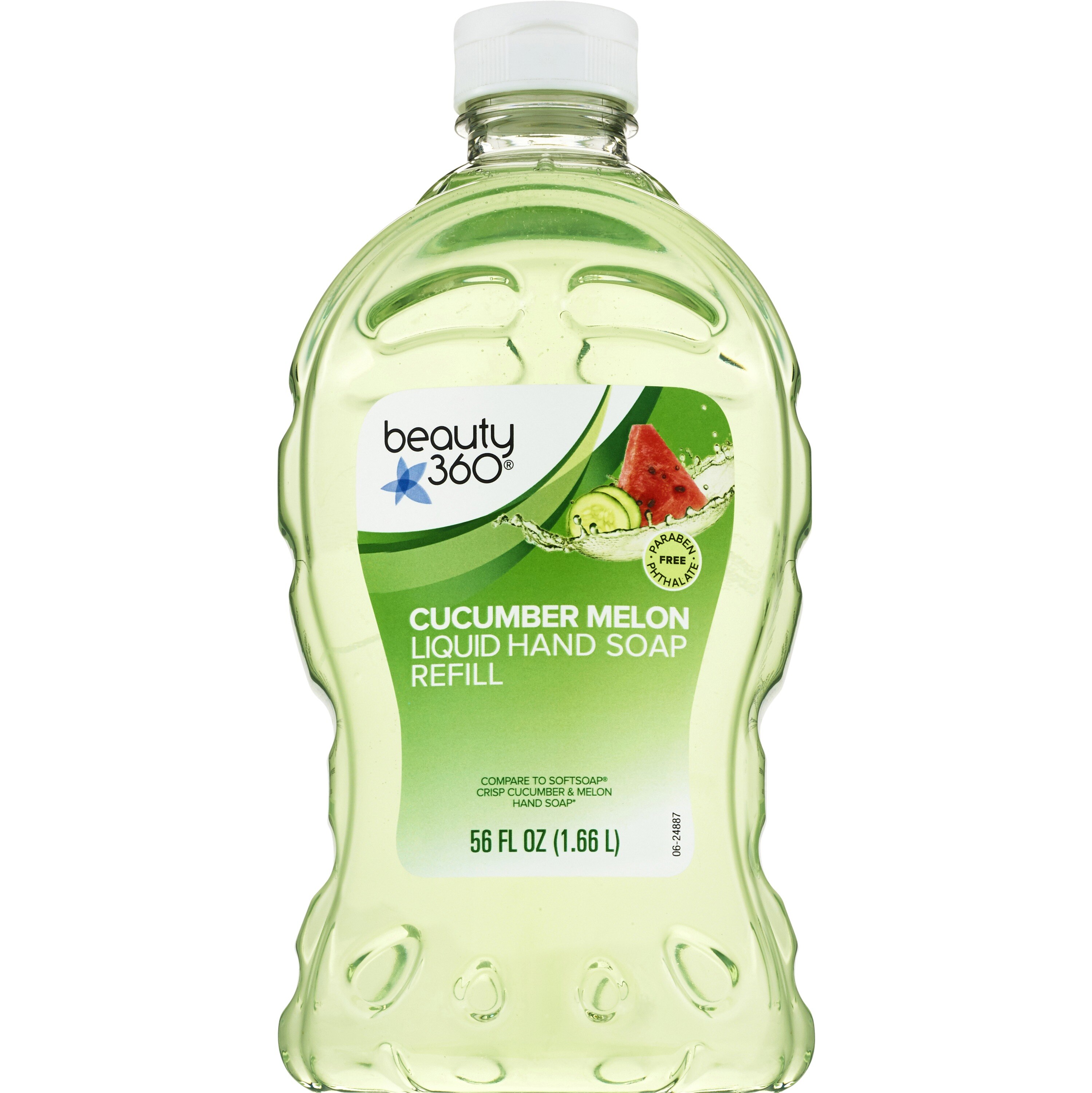 Beauty 360 - Repuesto de jabón antibacteriano líquido para manos