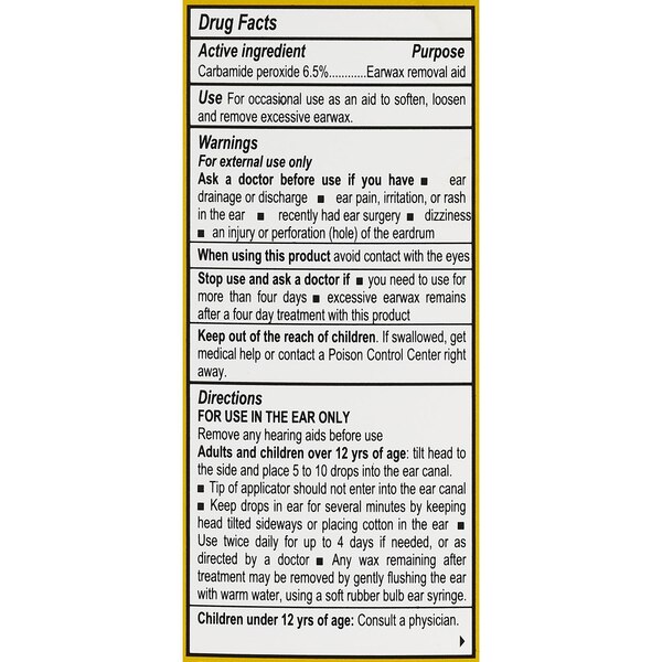 CVS Health Ear Drops Earwax Removal Aid