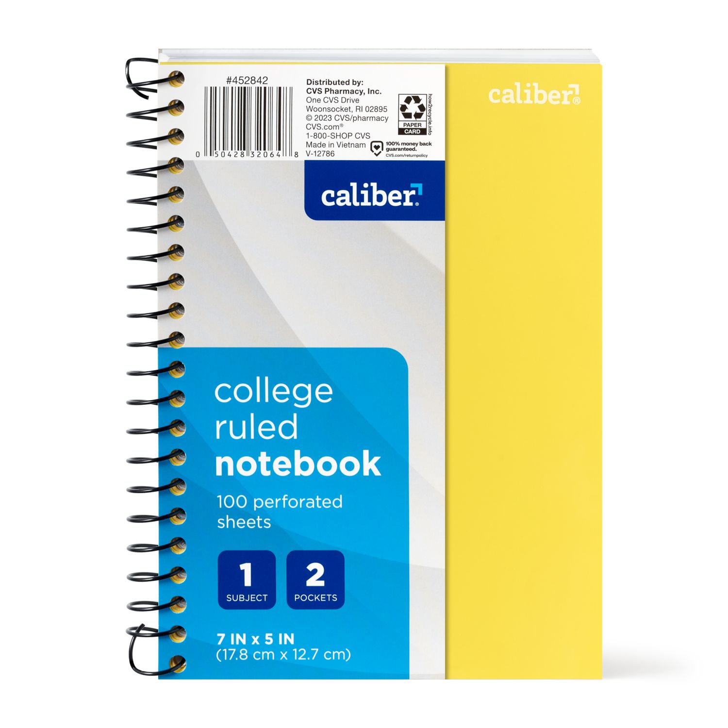 Caliber 1 Subject Notebook Pick Up In Store TODAY at CVS