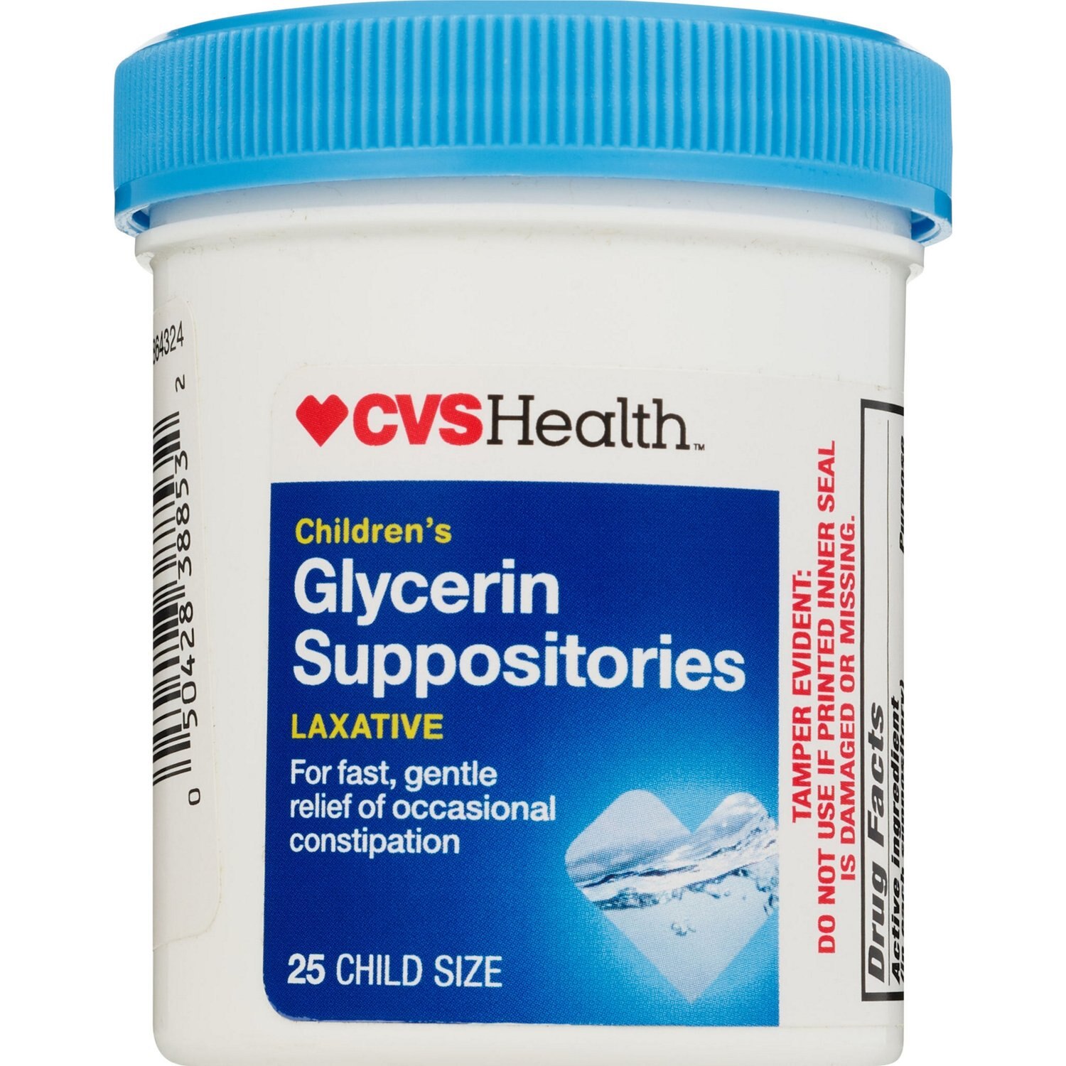 CVS Glycerin Suppositories Children's Laxative, 25 CT