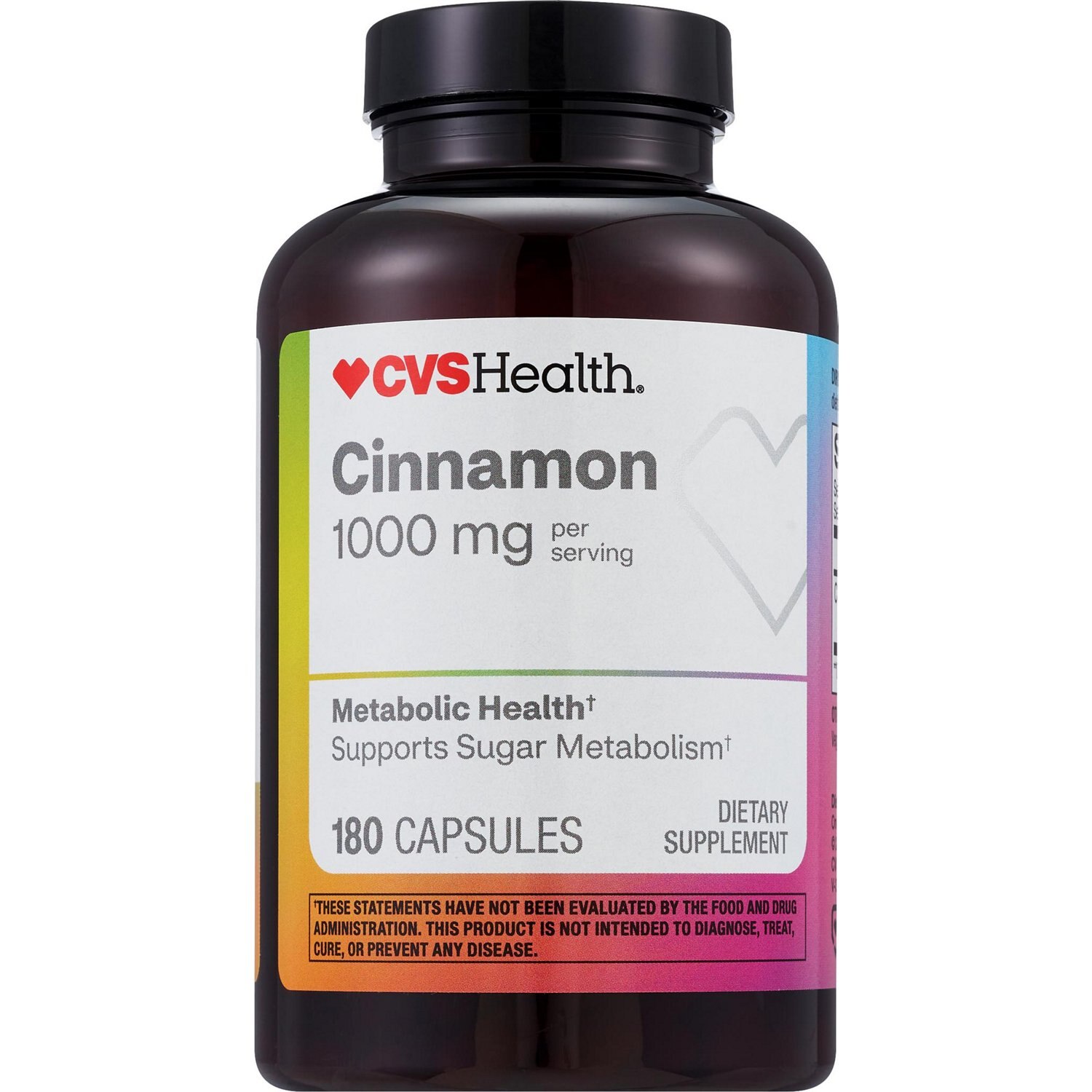CVS Cinnamon Capsules, 180 CT image.
