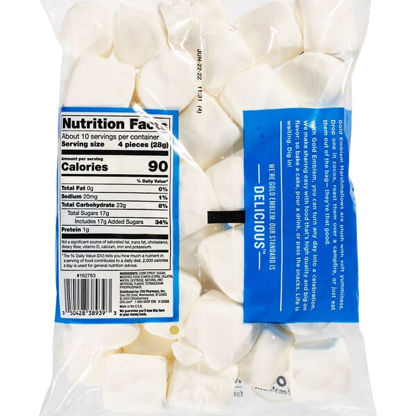 Gold Emblem Marshmallows Large, 10 oz