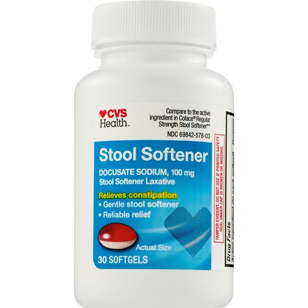 CVS Health Stool Softener 100 MG Softgels