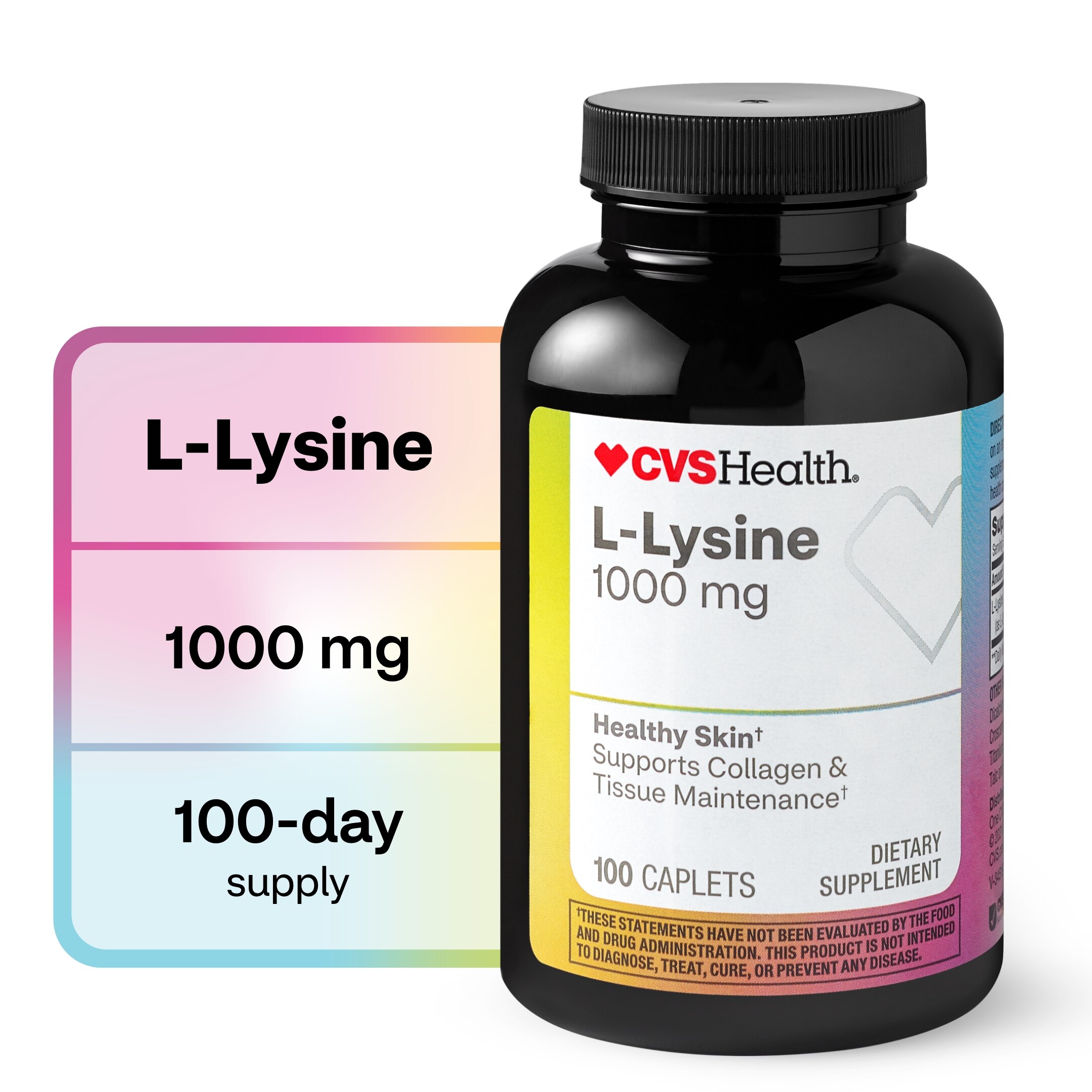 CVS Health L-Lysine Caplets 100CT | Pick Up In Store TODAY at CVS