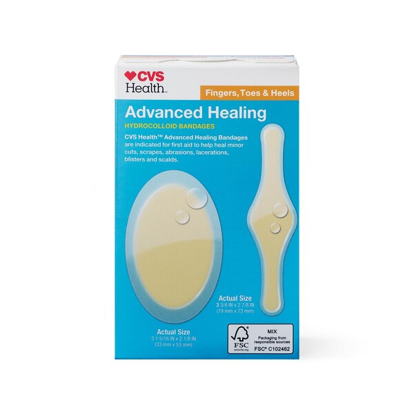 CVS Health Advanced Healing Premium Hydrocolloid Bandages