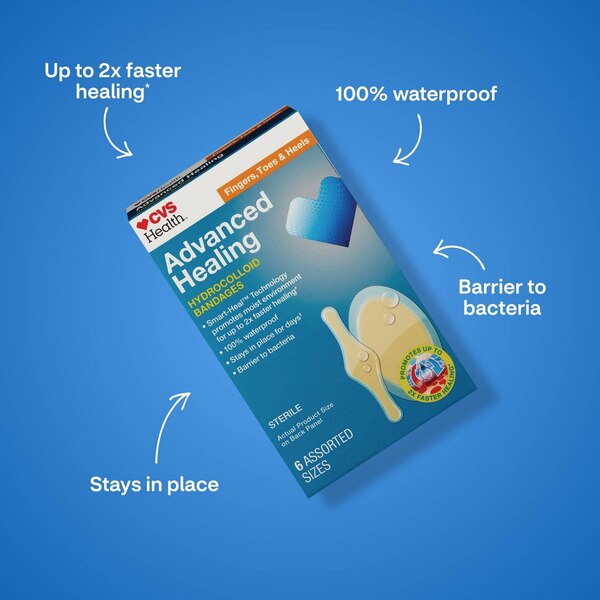 CVS Health Advanced Healing Premium Hydrocolloid Bandages