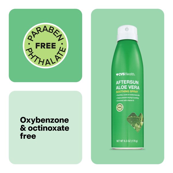CVS Health Aftersun Aloe Vera Soothing Spray, 6 OZ