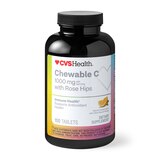 CVS Health Chewable Vitamin C Tablets, 100 CT, thumbnail image