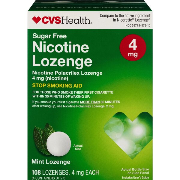 CVS Health Sugar Free Nicotine Lozenge, Mint