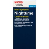 CVS Multi-Symptom Nighttime Cold/Flu Relief Softgels, thumbnail image