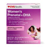 CVS Health Women's Prenatal + DHA Tablets/Softgels, 120 CT, thumbnail image