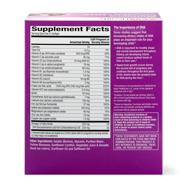 CVS Health Women's Prenatal + DHA Tablets/Softgels, 120 CT