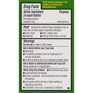 CVS Health 4HR Allergy Relief Chlorpheniramine Maleate, 100 CT