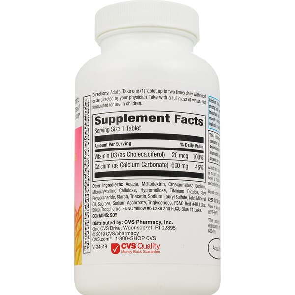 CVS Health Calcium & Vitamin D3 Tablets