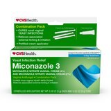 CVS Health Miconazole 3 Vaginal Antifungal Combination Pack, thumbnail image