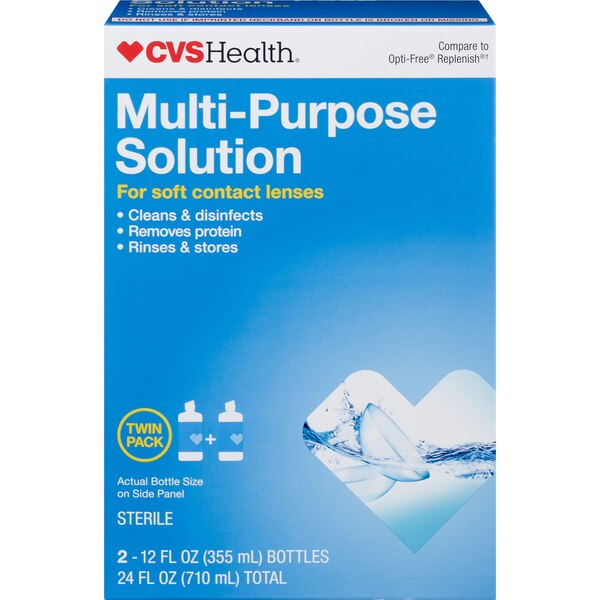 CVS Health Multi-Purpose Solution Twin Pack
