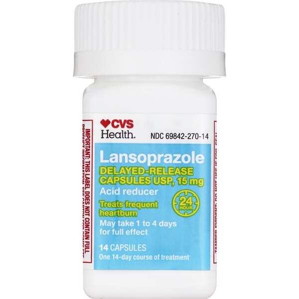 CVS Health Delayed-Release Acid Reducer Tablets, 15 MG