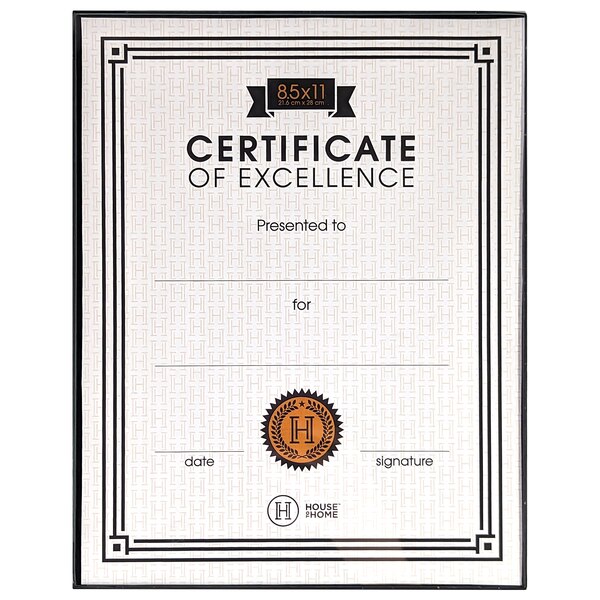House To Home Essentials Document Frame, 8.5 x 11 in