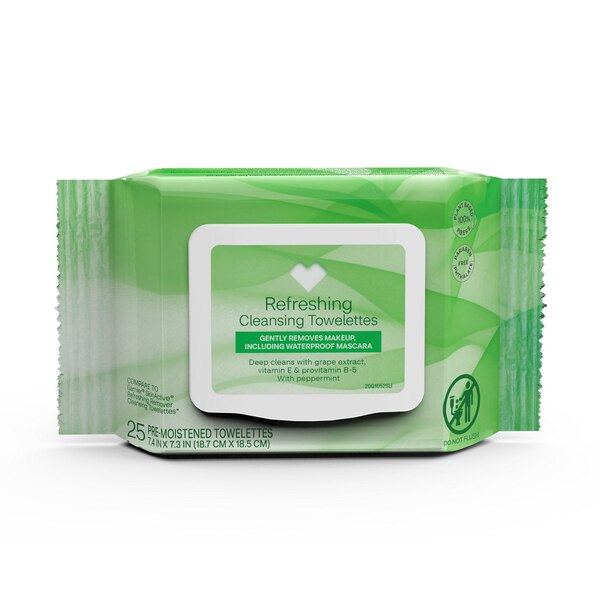 CVS Beauty Refreshing Facial Towelettes, 25/Pack