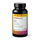 CVS Health Vitamin D3 2000IU Softgels, thumbnail image 1 of 4