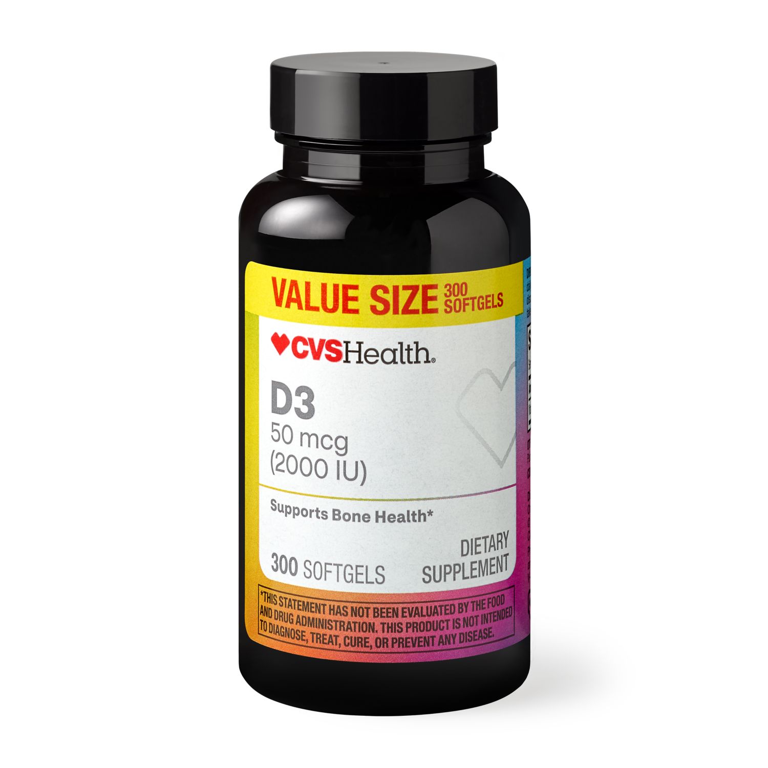 CVS Health Vitamin D3 2000IU Softgels