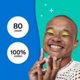 one+other Extra Large Premium Cotton Ovals, 80CT, thumbnail image