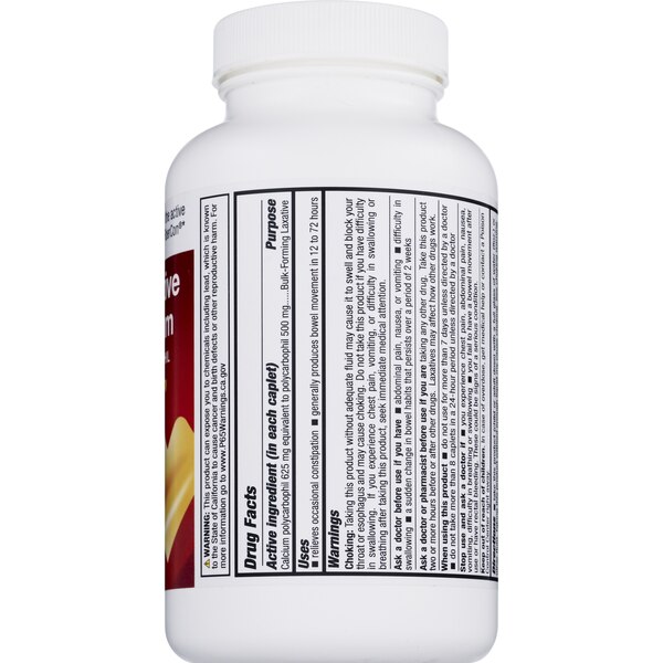 CVS Health Fiber Laxative + Calcium, 250 CT